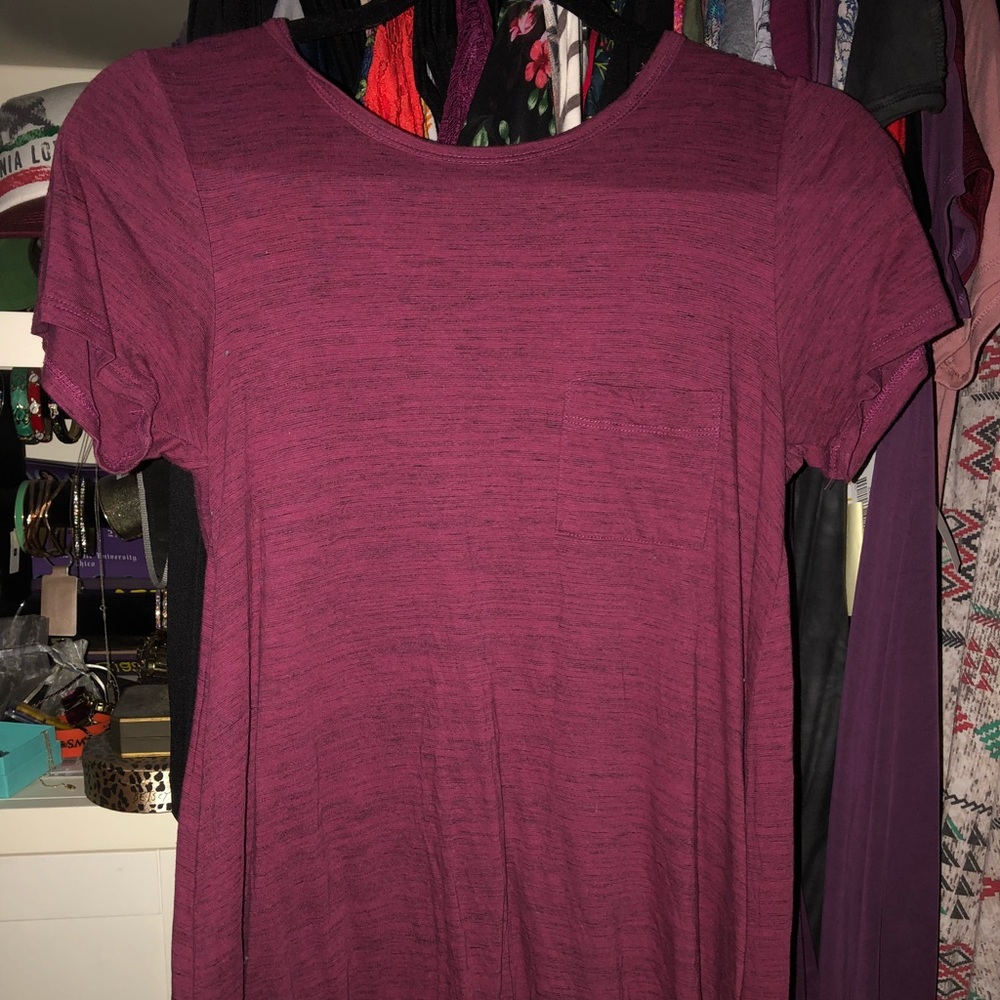Lularoe Carly heathered magenta XXS
